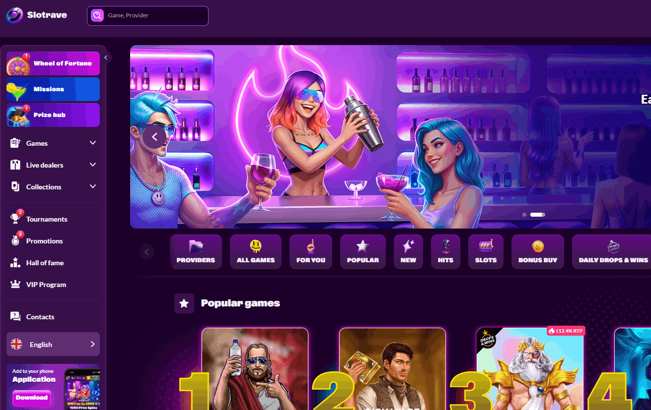 Slotrave Casino – 200% hasta €400 + 50 GG y Uncrossable Rush