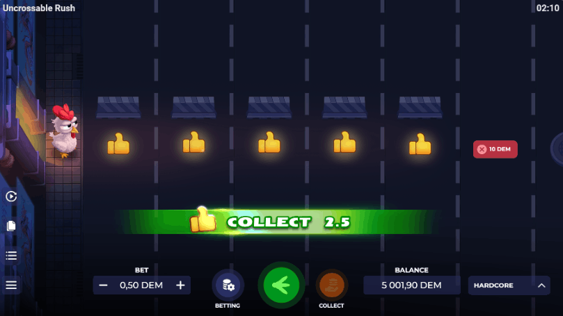 Uncrossable Rush – Jugar por dinero real
